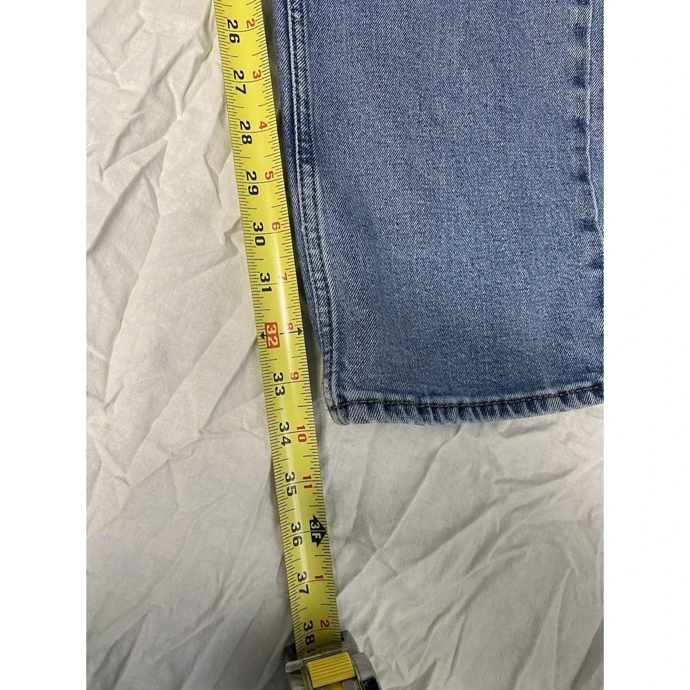 Signature Levi Strauss Gold 34x36 Relaxed Fit Jeans Light Wash Stretch Denim - Picture 9 of 10